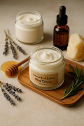 Grass-fed Butter Skin Cream Moisturizes With Lavender