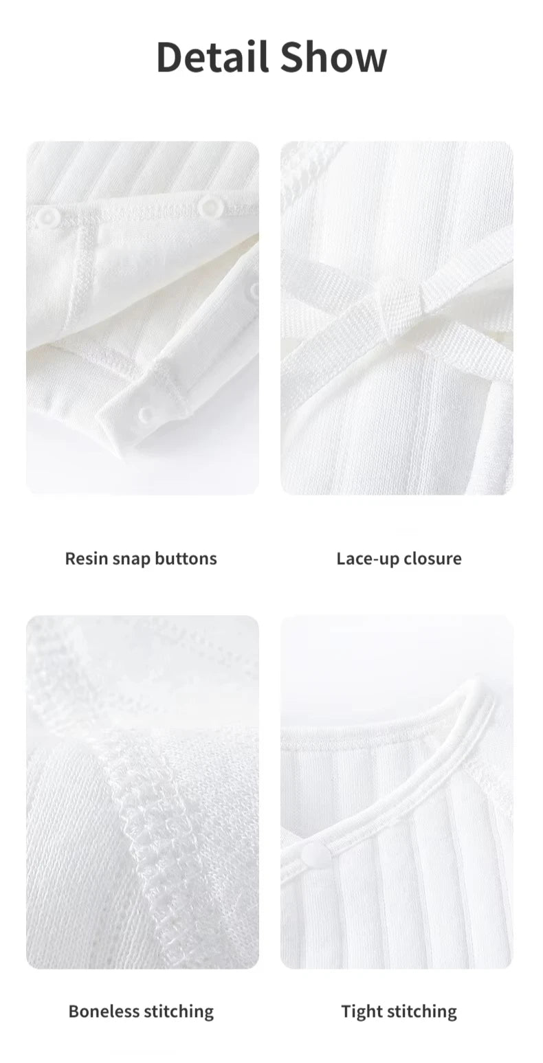 Boys Girls Bodysuit Newborn Winter Onesie Clothes Cotton Toddler Home Wear 0-6M Thickened Spring and Autumn Clothing