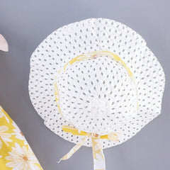 (Girls 0-3 Years Old) Summer New Girls Dress Floral Print Little Fresh Everyday Sweet Princess Dress with Bow