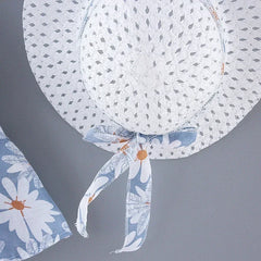 (Girls 0-3 Years Old) Summer New Girls Dress Floral Print Little Fresh Everyday Sweet Princess Dress with Bow