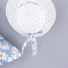 (Girls 0-3 Years Old) Summer New Girls Dress Floral Print Little Fresh Everyday Sweet Princess Dress with Bow