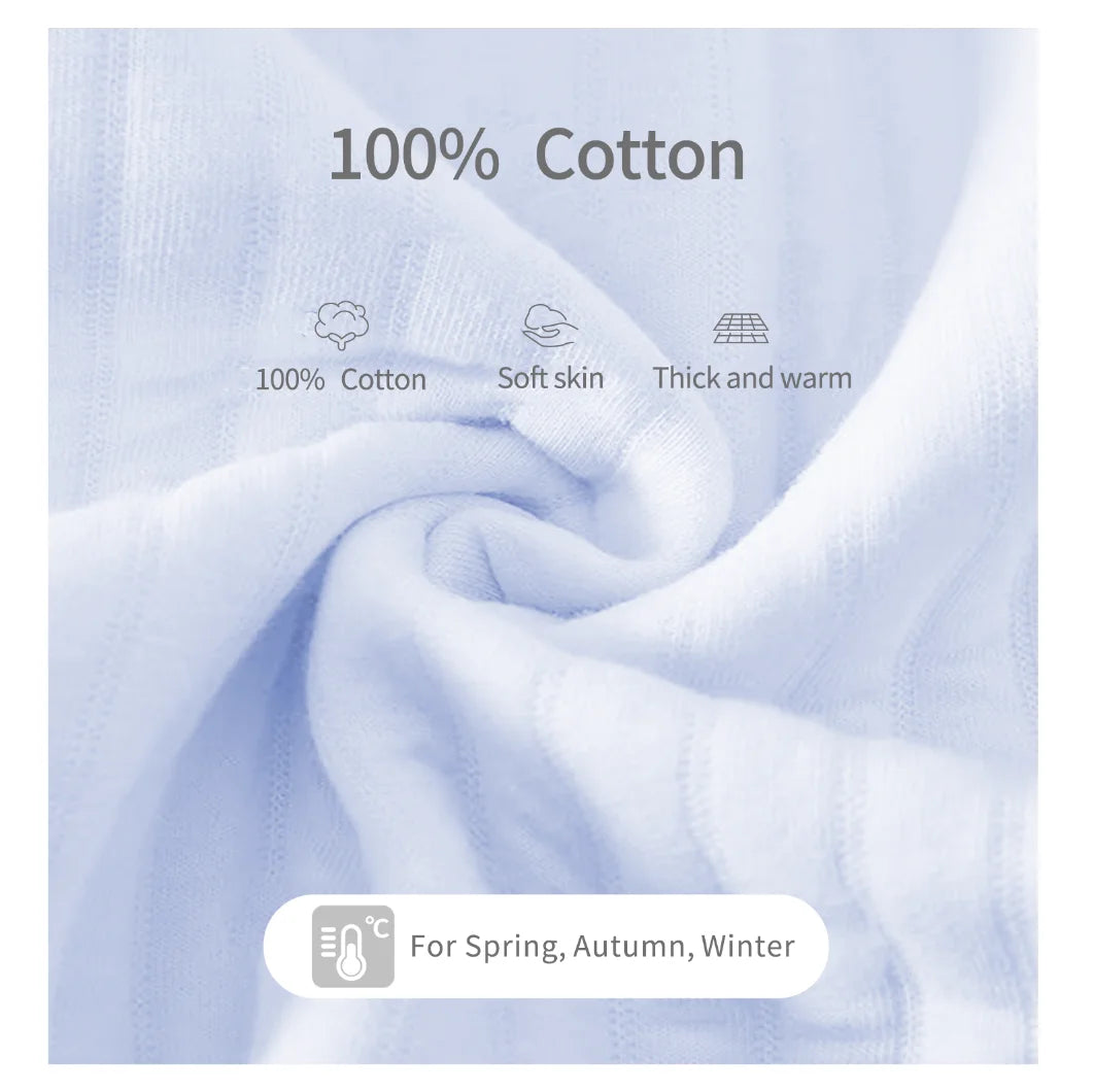 Boys Girls Bodysuit Newborn Winter Onesie Clothes Cotton Toddler Home Wear 0-6M Thickened Spring and Autumn Clothing