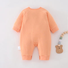 Boys Girls Bodysuit Newborn Winter Onesie Clothes Cotton Toddler Home Wear 0-6M Thickened Spring and Autumn Clothing