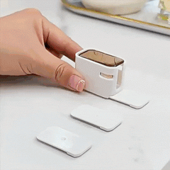 Wall-Mounted Toothbrush Holder with Lid