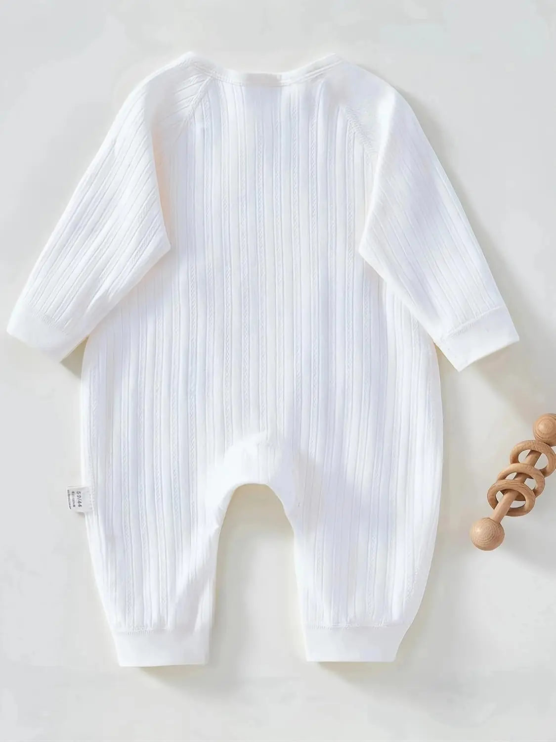 Boys Girls One Piece Outfit 100% Cotton Newborn Baby Long Sleeve Romper Infant Solid Knitting Thin Jumpsuit For Seasons