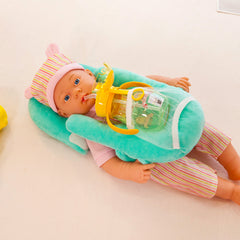 Self feeding pillow baby